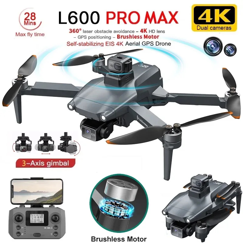 Drone Multispectral - L600 PRO MAX GPS Drone Professional