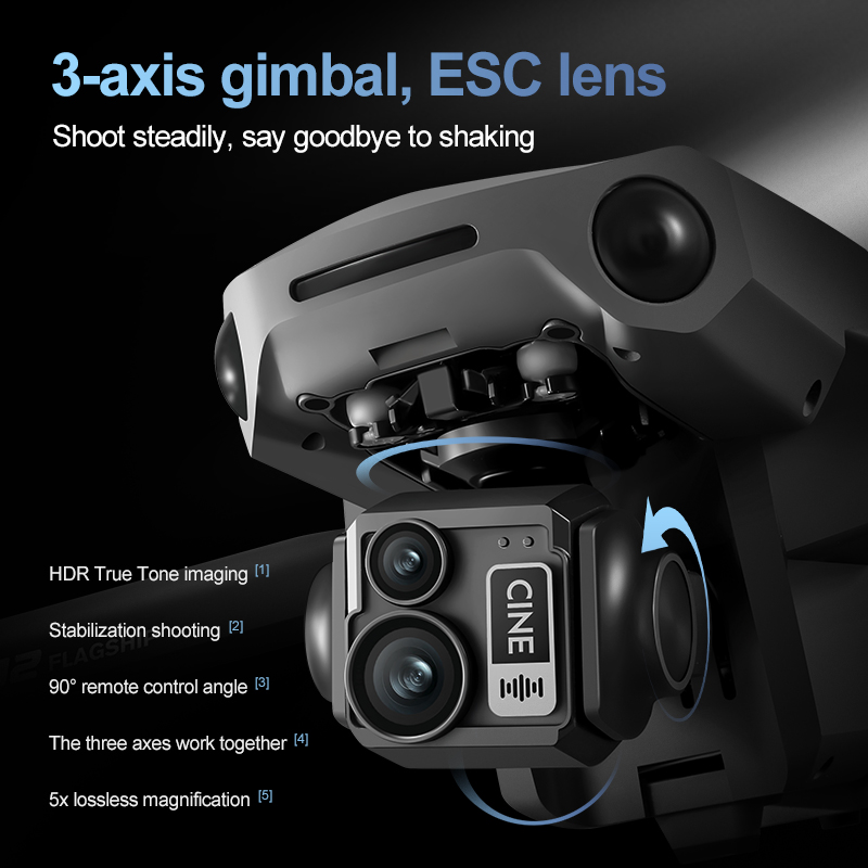 8K 3 Axis Gimbal Brushless 7.2 - огляд і ціна Drone Mapping