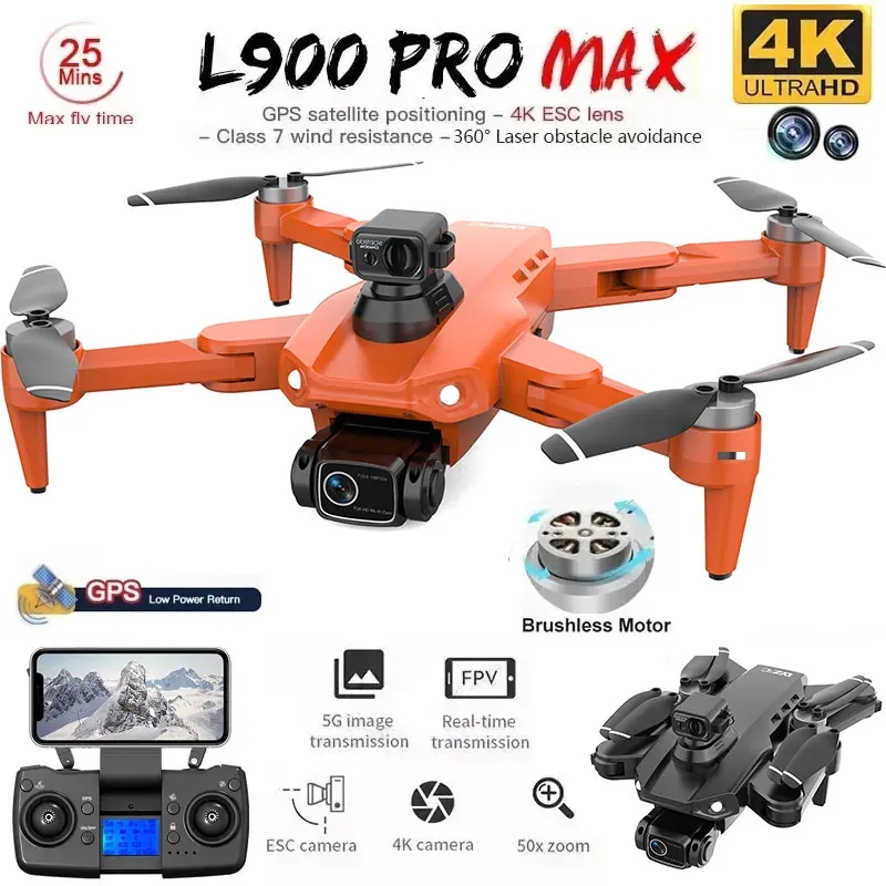L900 Pro MAX GPS Drone 4K Prof - огляд і ціна Drone Multispectral