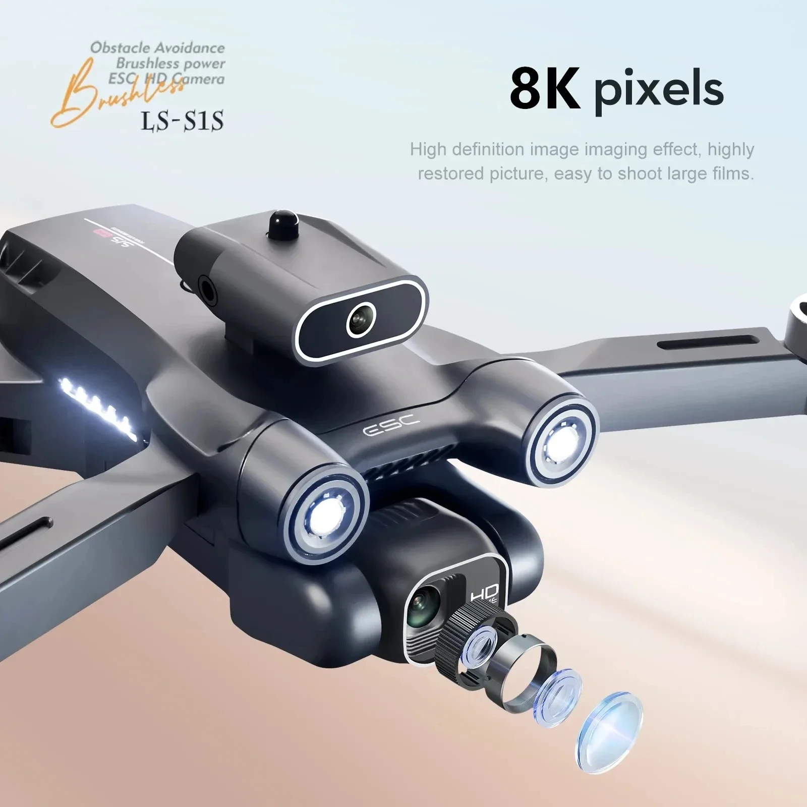 New S1S 5G GPS Drone Camera 8K - огляд і ціна Drone Multispectral