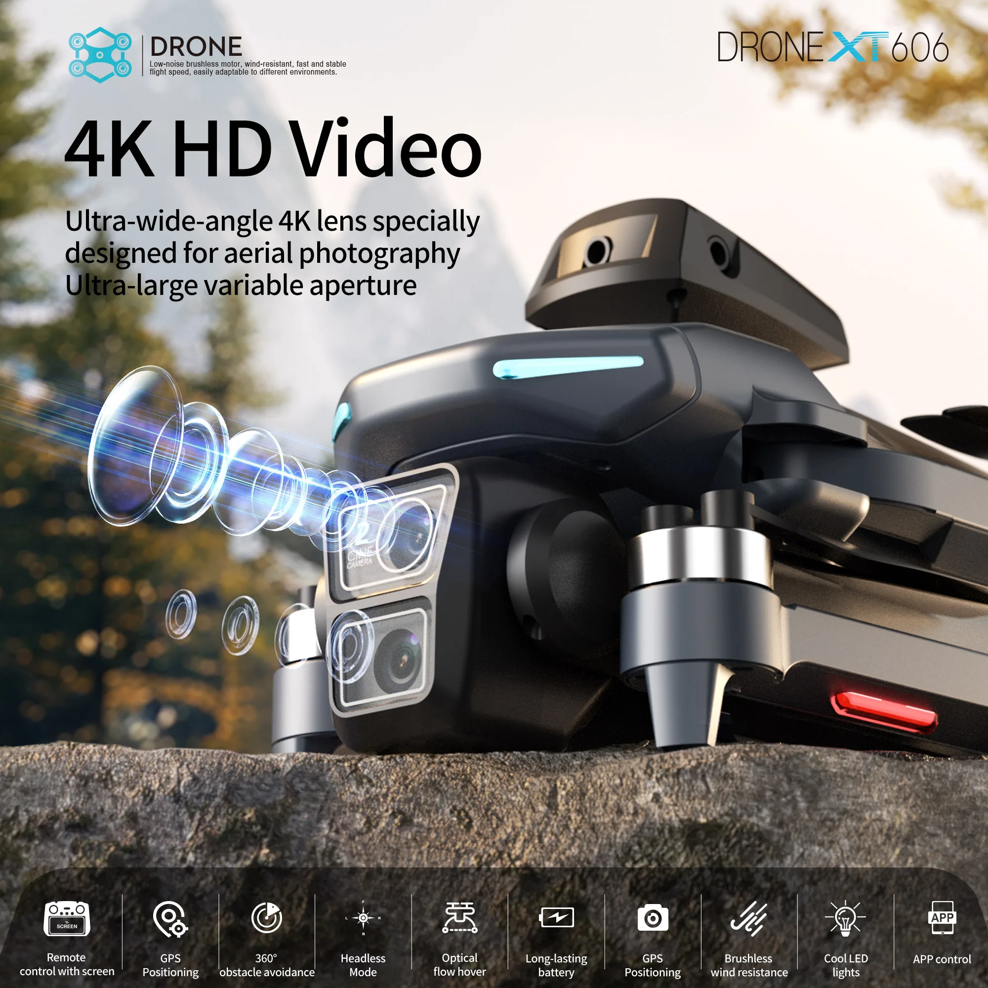Lenovo XT606 MAX GPS Drone 4k  - огляд і ціна Drone Multispectral