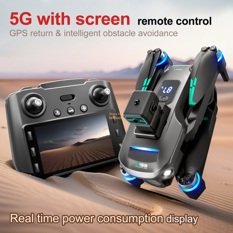 8K Dual Camera 5G WIFI FPV Rem - огляд і ціна Drone Mapping