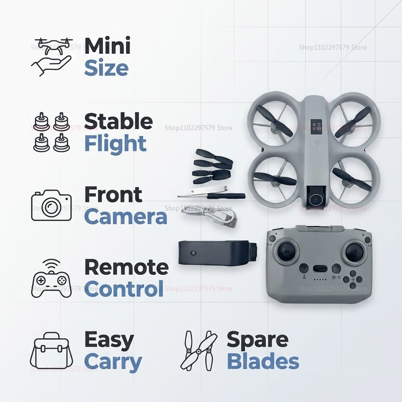Mini Drone with 8K HD Camera F - огляд і ціна Drone Video Production