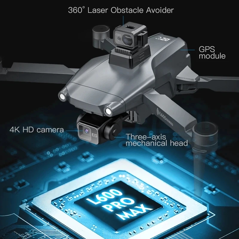 L600 PRO MAX GPS Drone Profess - огляд і ціна Drone Multispectral