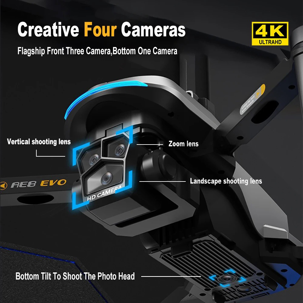 AE8 EVO Drone 4K Professional  - огляд і ціна Drone Multispectral