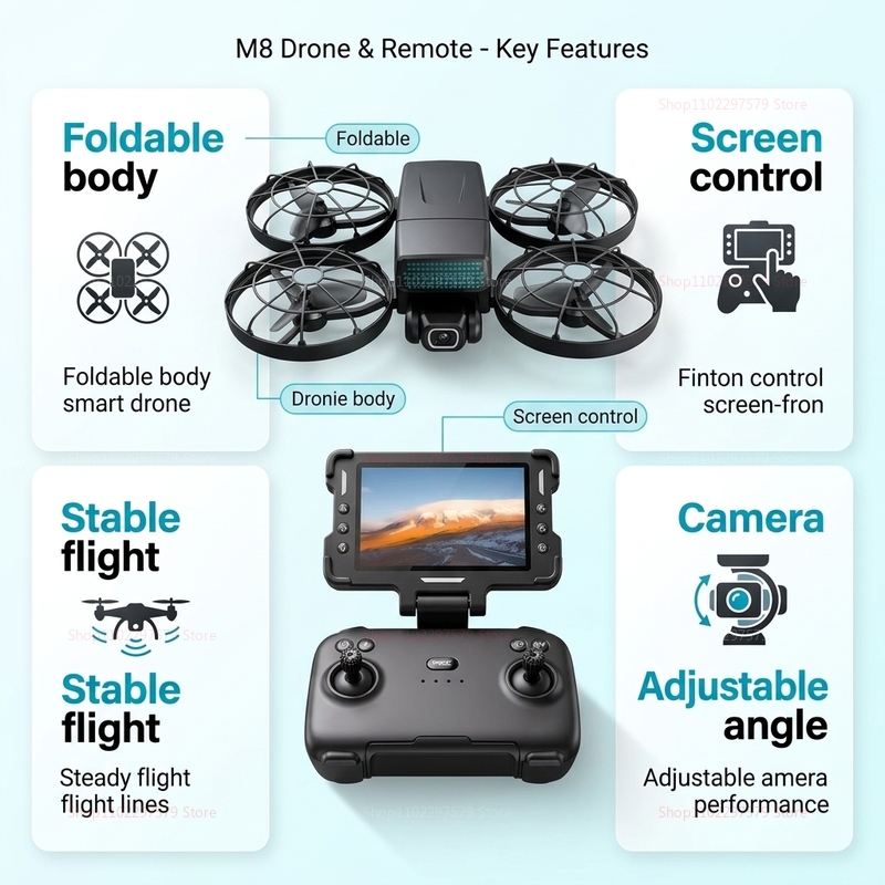 New Drones M8 GPS 8K Professio - огляд і ціна Drone Multispectral