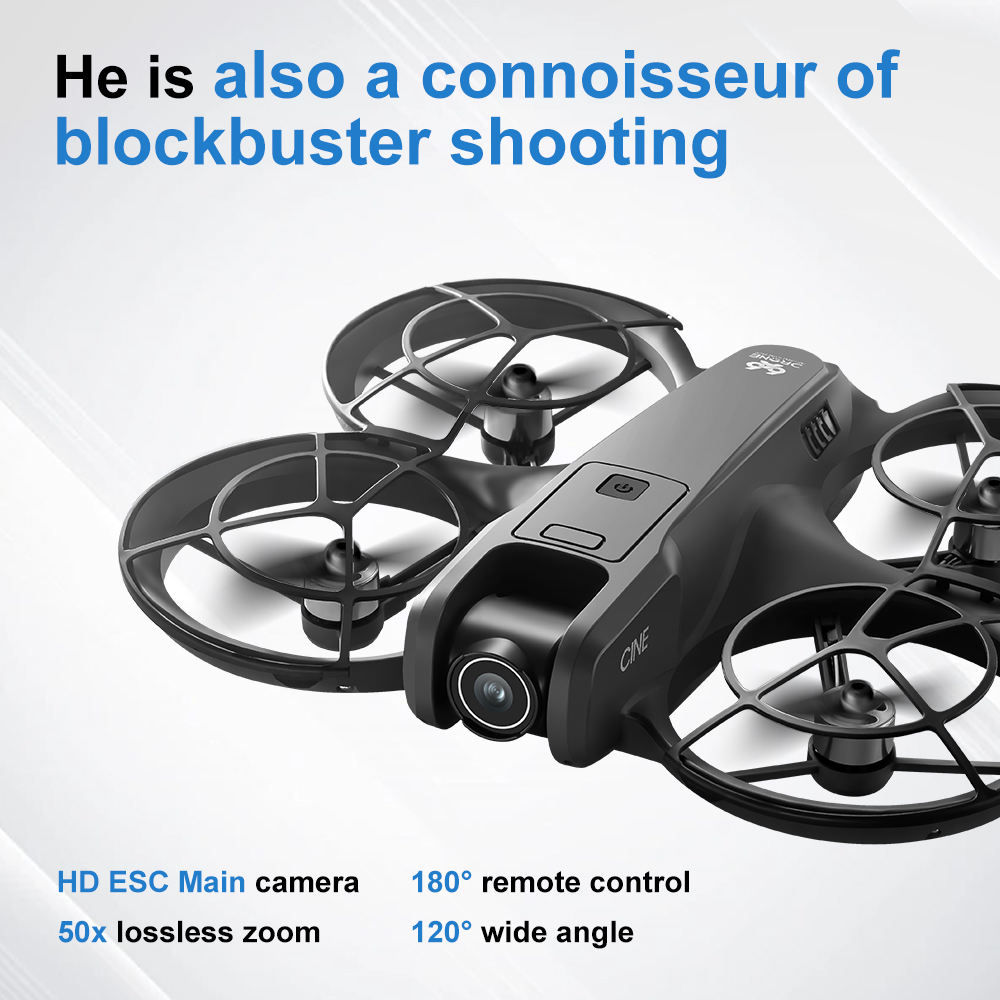 V666 Foldable Mini Drone 4K Du - огляд і ціна Drone Cinematic
