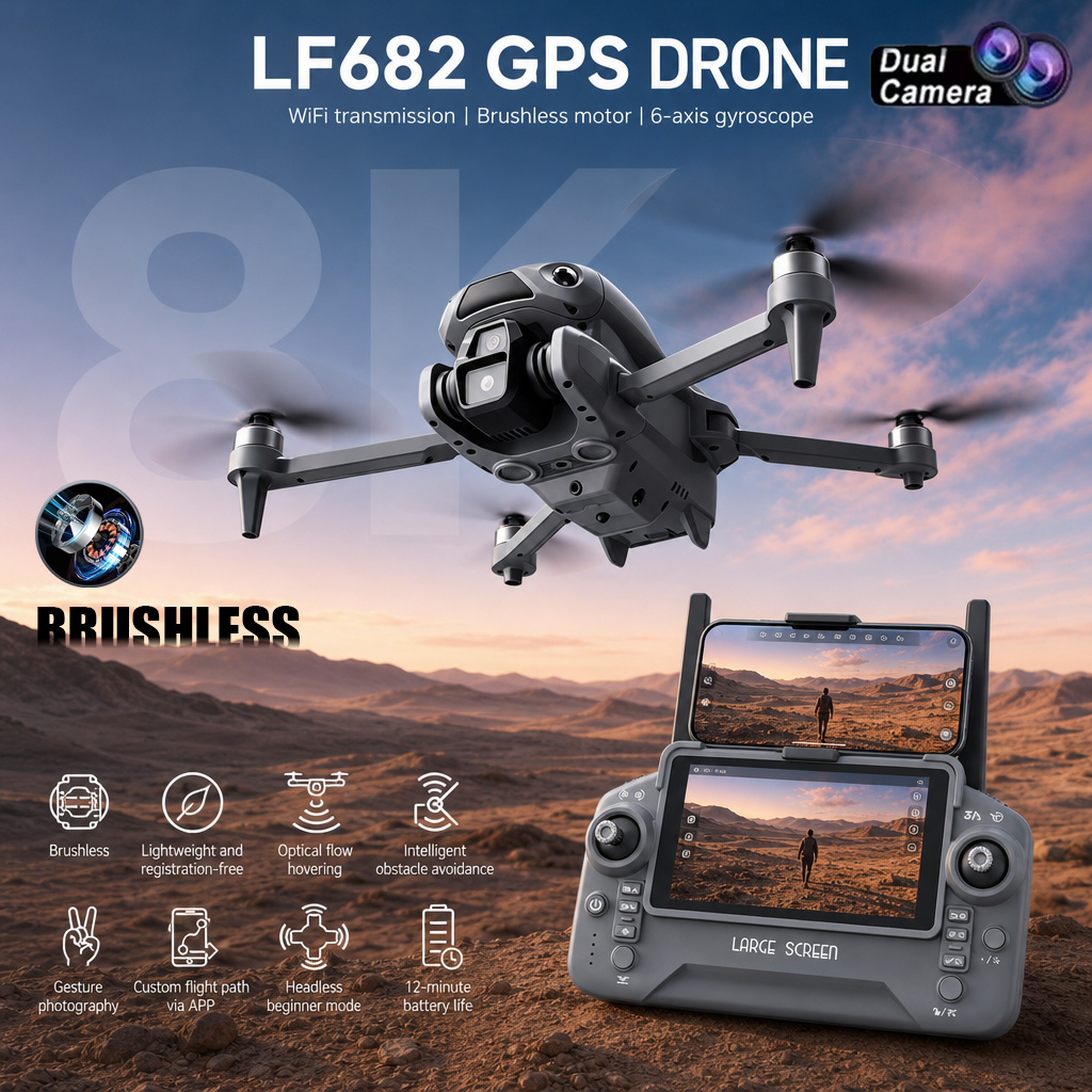 New LF682 Drone 8K Dual Camera - огляд і ціна Drone Multispectral